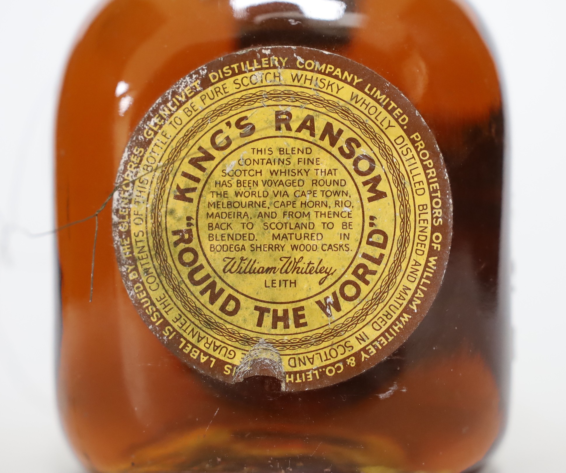 A bottle of King's Ransom Scotch Whisky, 'Round the World' 82.5% proof